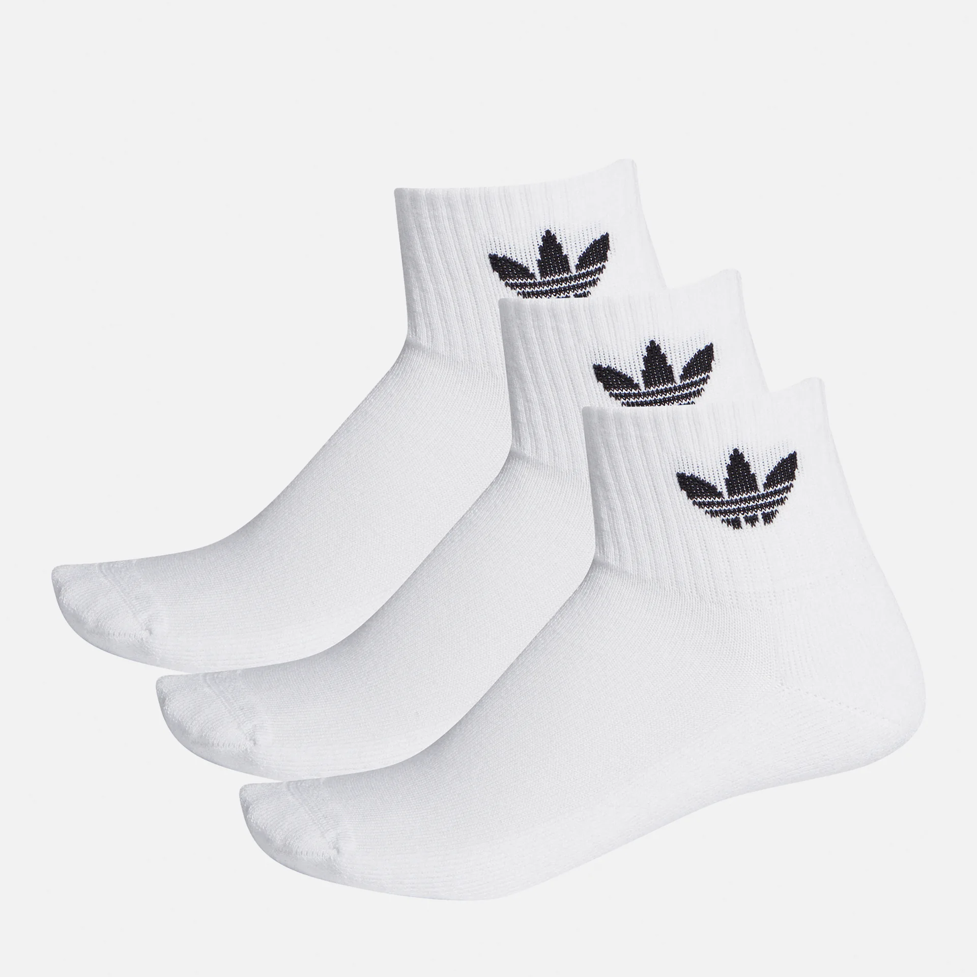 adidas Originals Trefoil Ankle Socks White/Black