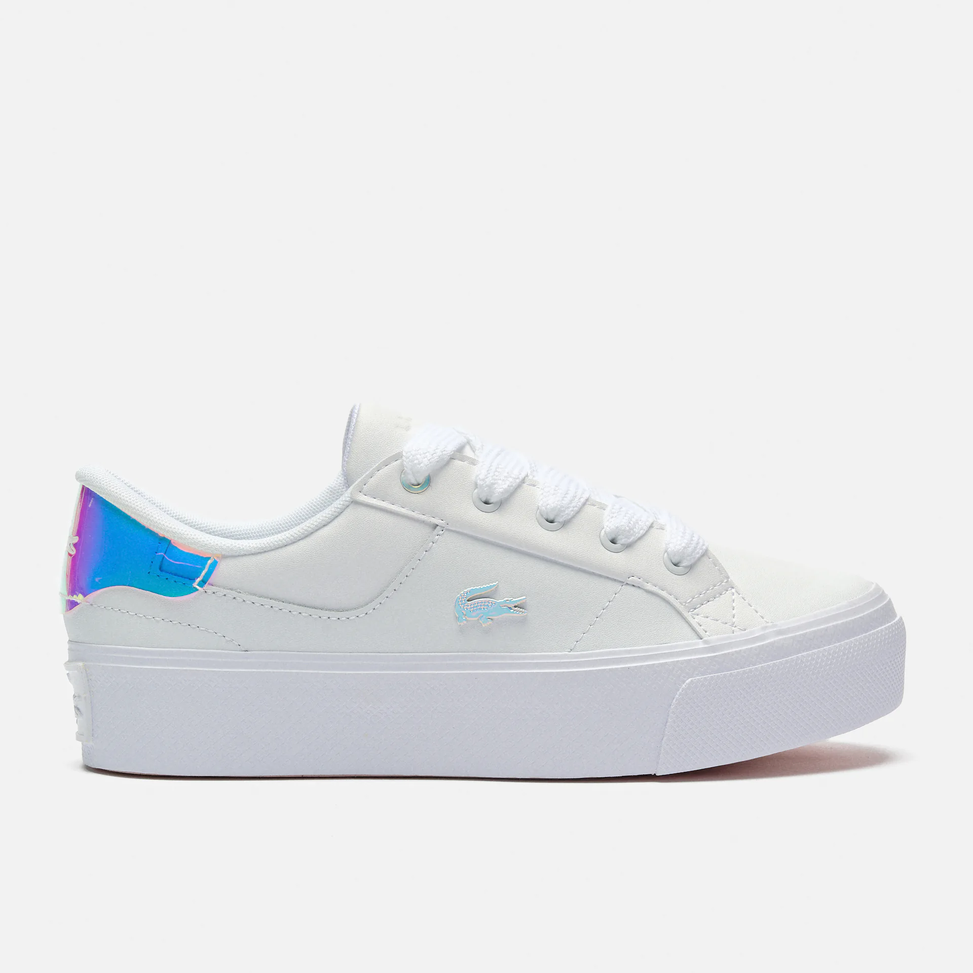 Lacoste Ziane Platform Leather Sneakers White/Light Pink