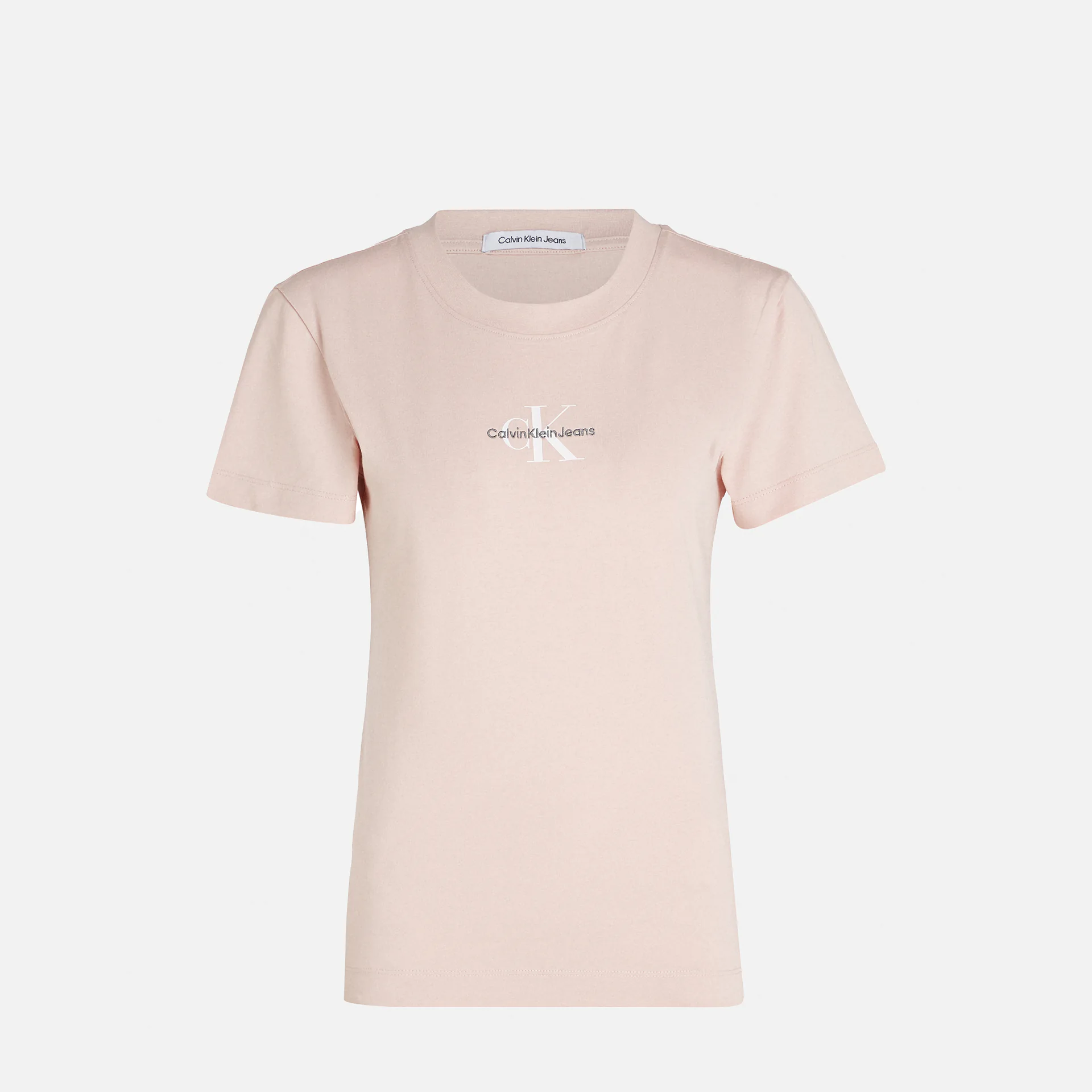 Calvin Klein Jeans Monologo Slim T-Shirt Sepia Rose