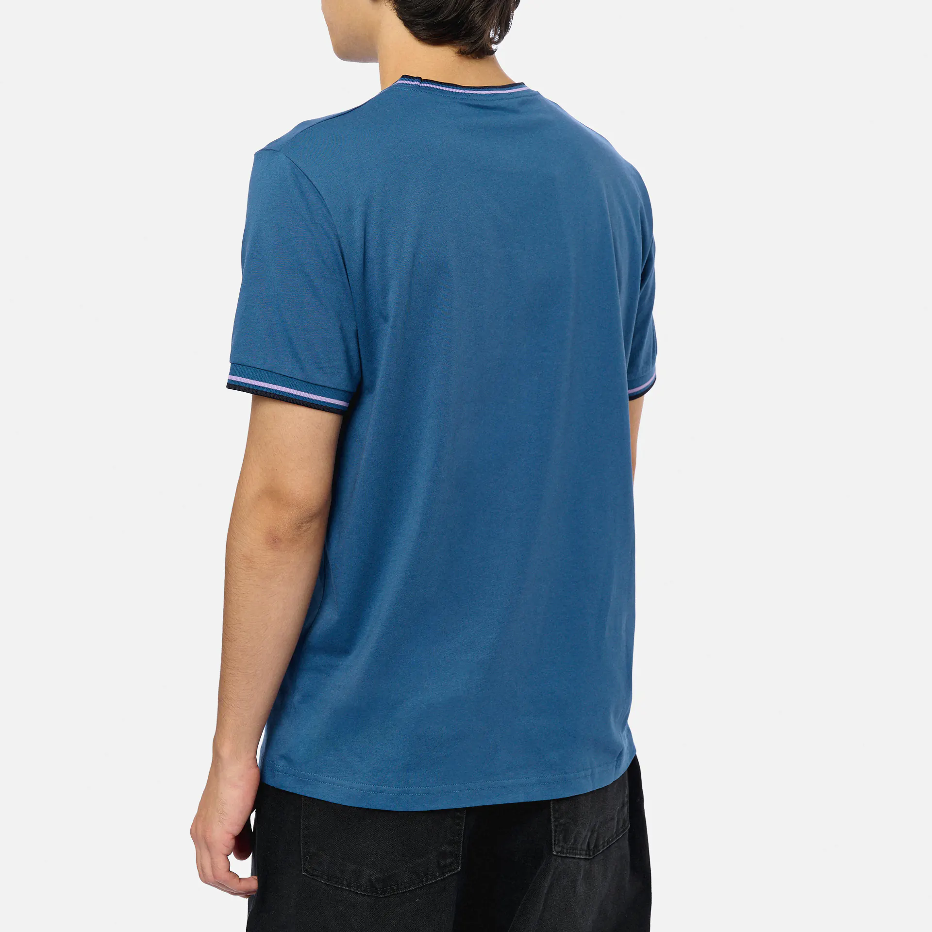 Fred Perry Twin Tipped T-Shirt Midnight Blue/Ultra Violet/Navy