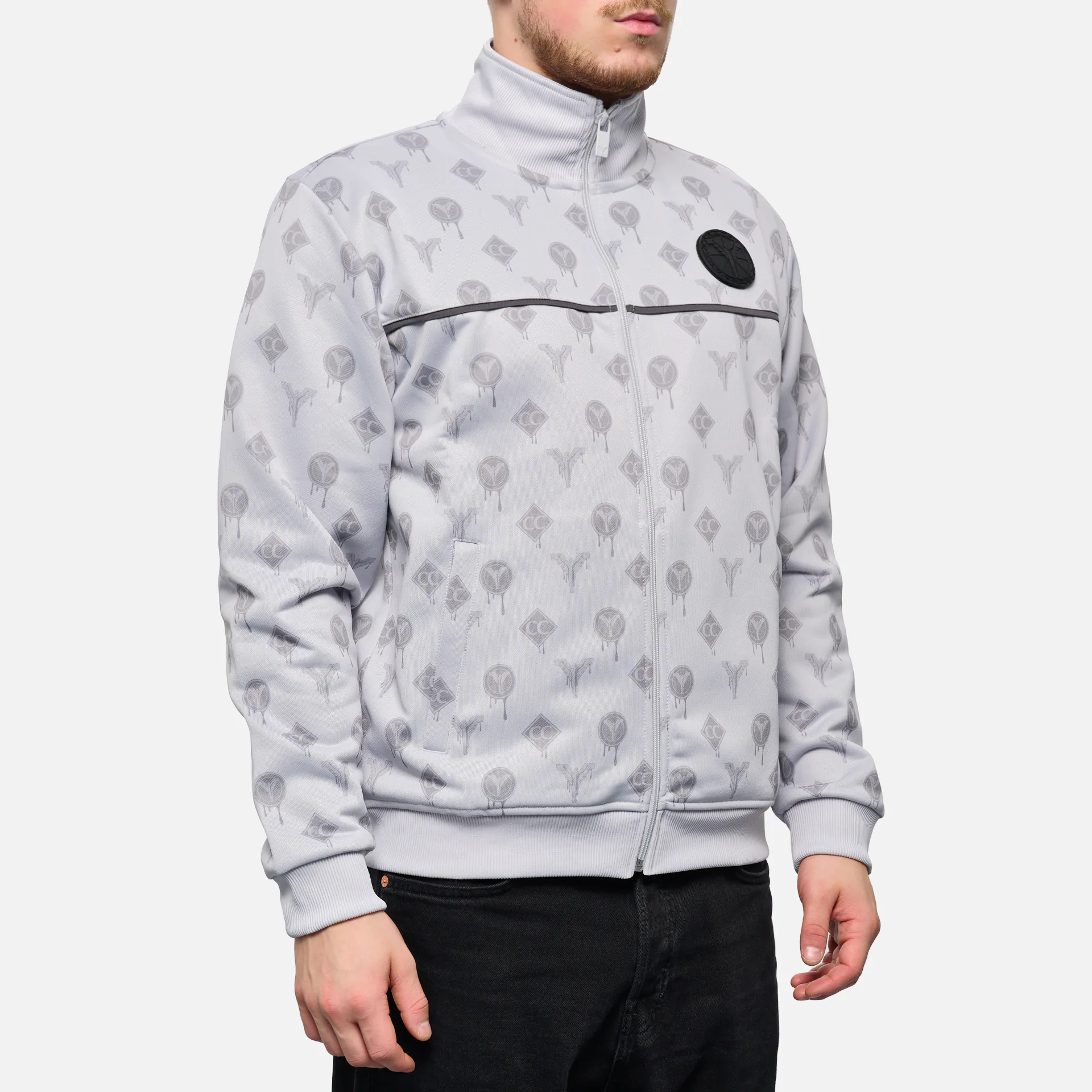 Carlo Colucci Track Jacket Light Grey