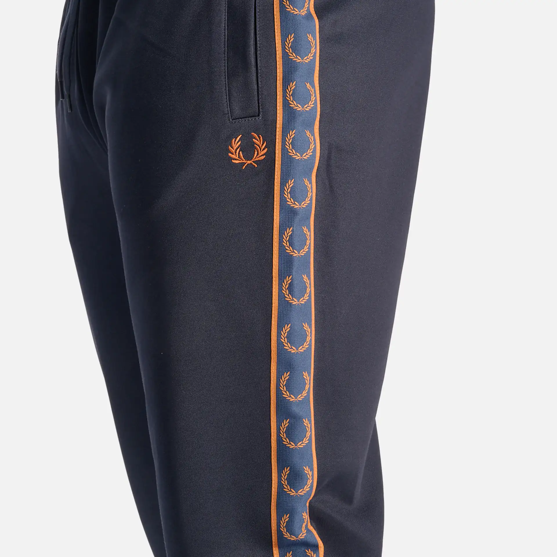 Fred Perry Seasonal Taped Track Pant Navy/Nut Flake