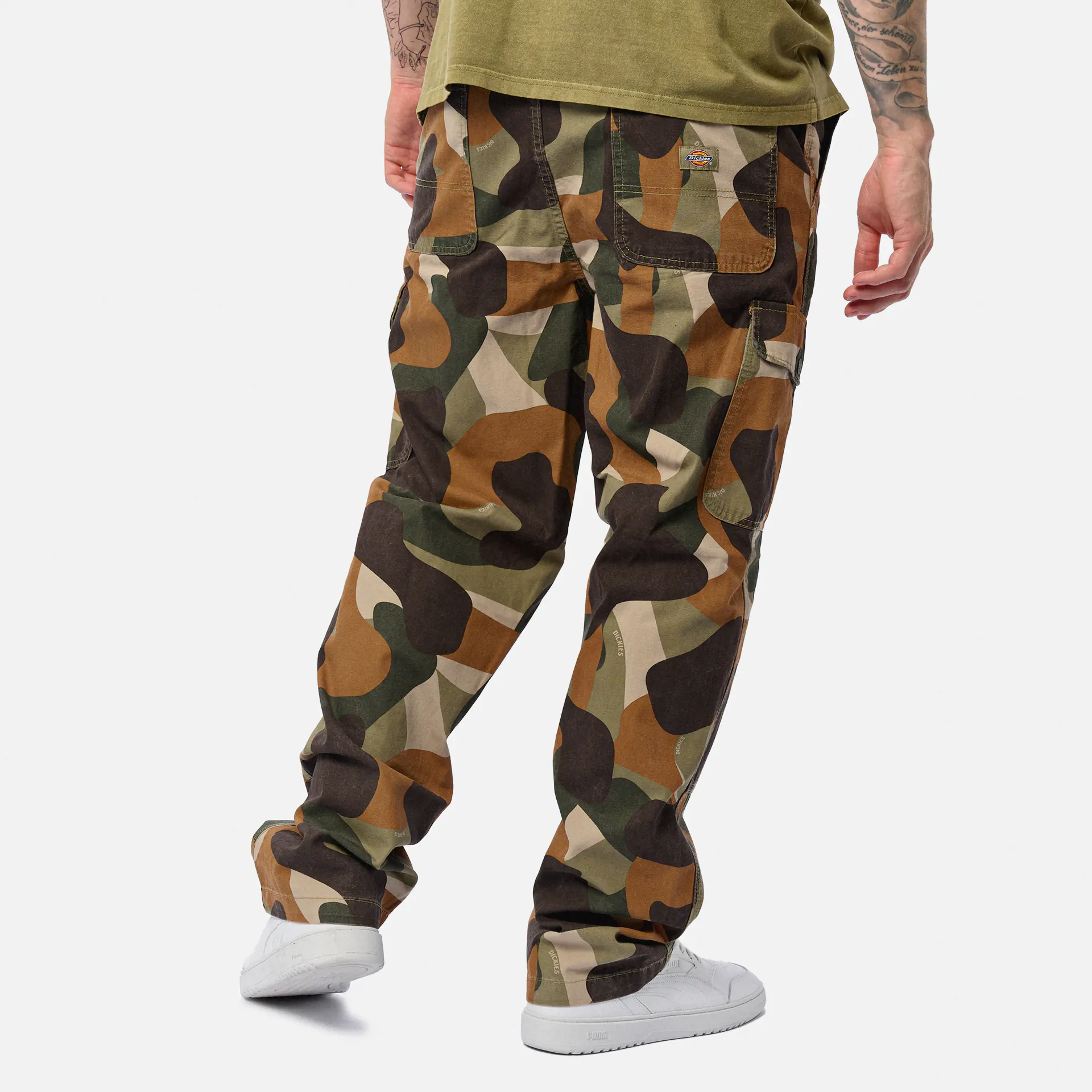 Dickies Duck Canvas Camo Cargo Imperial Green 