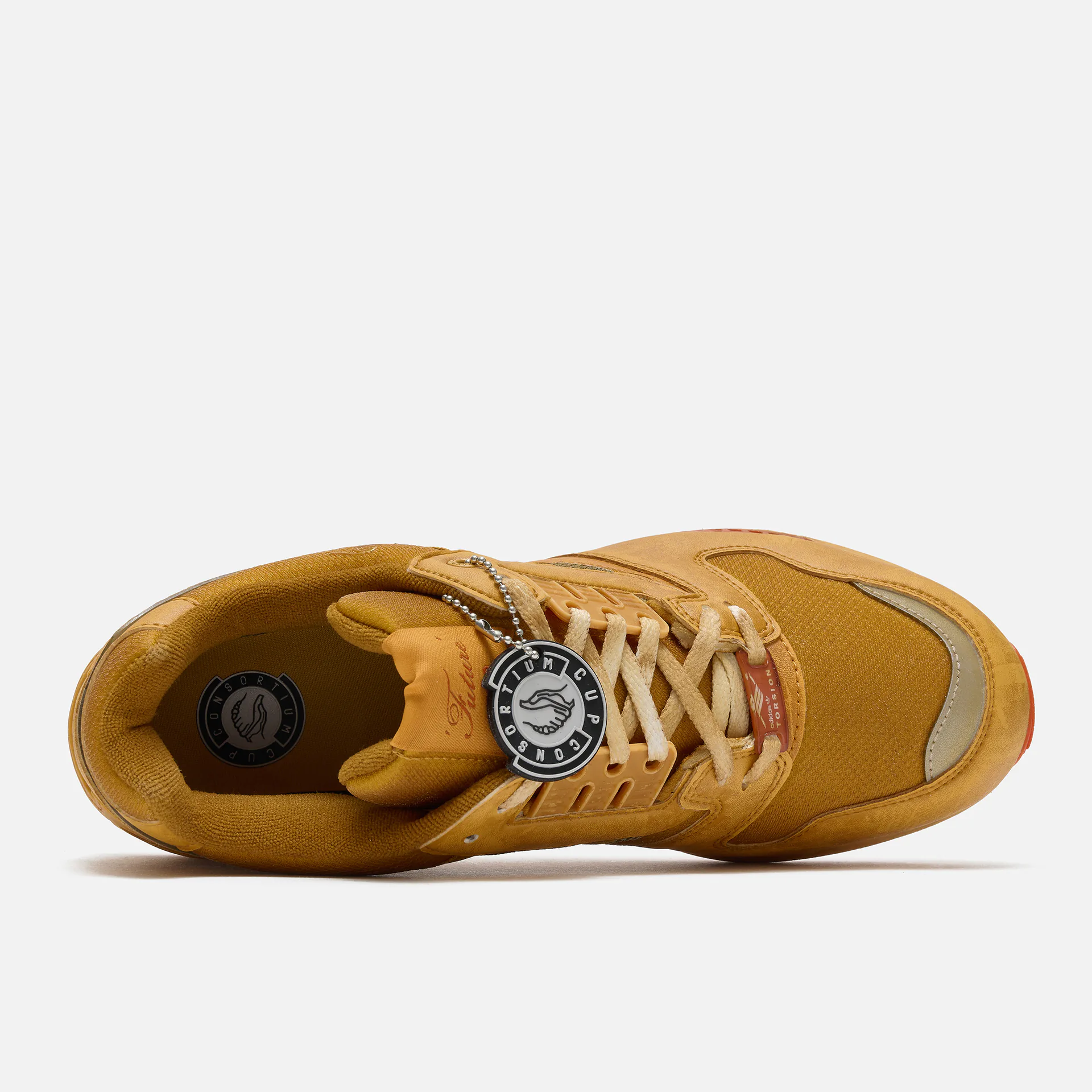adidas ZX8000 Sneaker Consortium Cup END. Future Orange Suede/Burned Sand