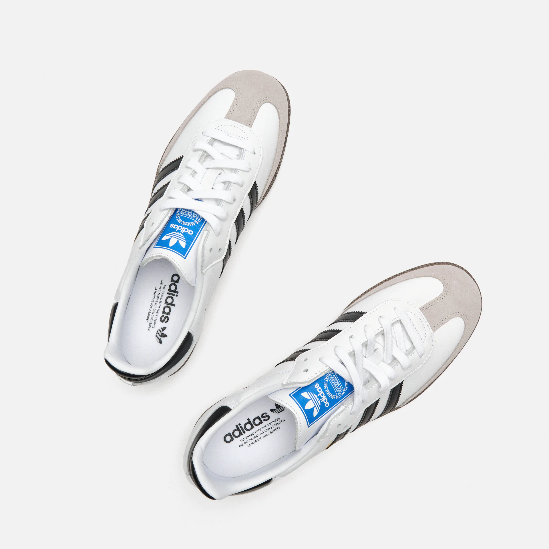 adidas Originals Samba OG Sneaker White/Core Black/Clear Granite