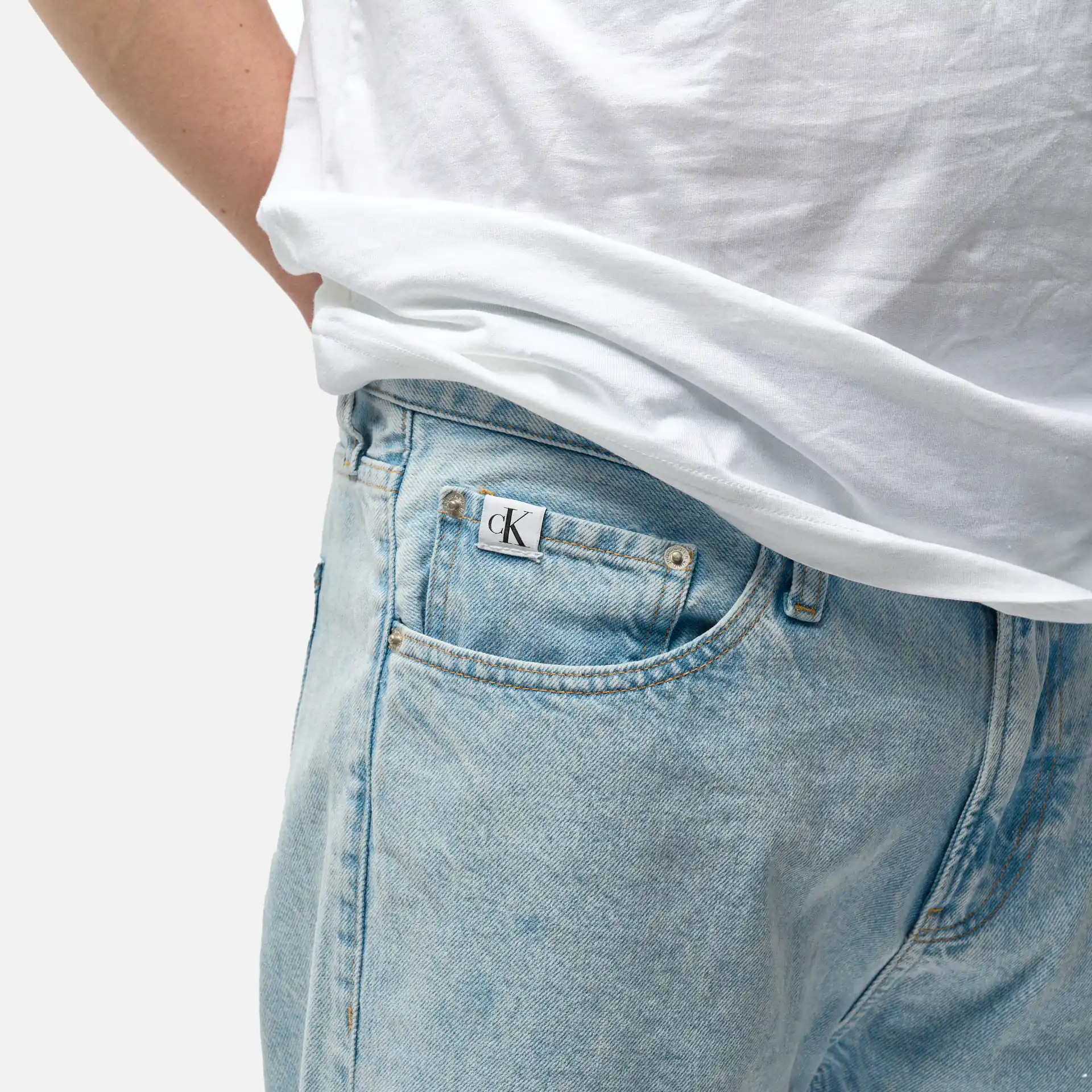 Calvin Klein Jeans 90`s Straight Jeans Denim Light