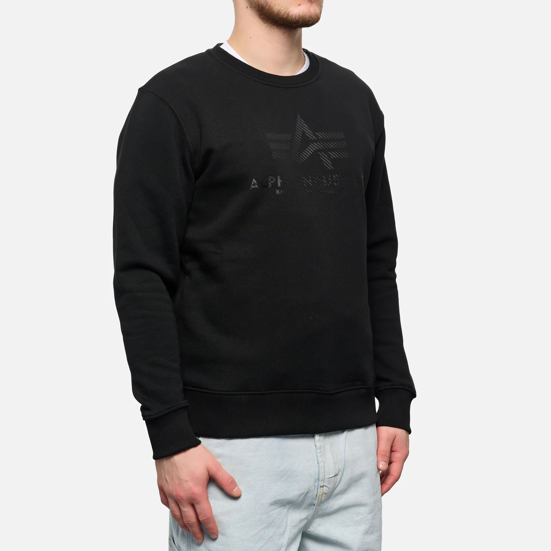 Alpha Industries Basic Sweater Carbon Black