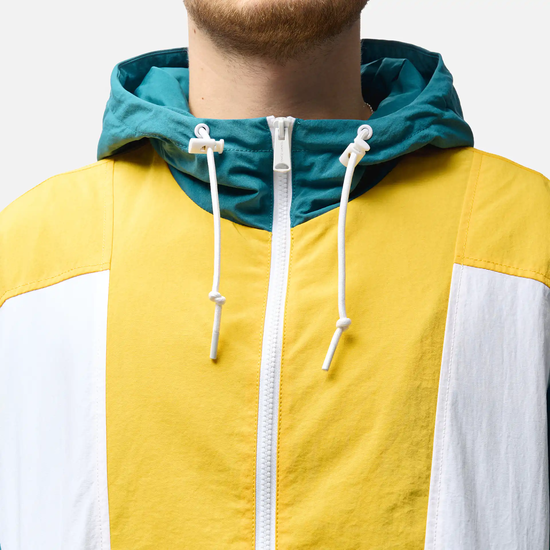 Tommy Jeans Colorblock Retro Jacket Timeless Teal/Multi