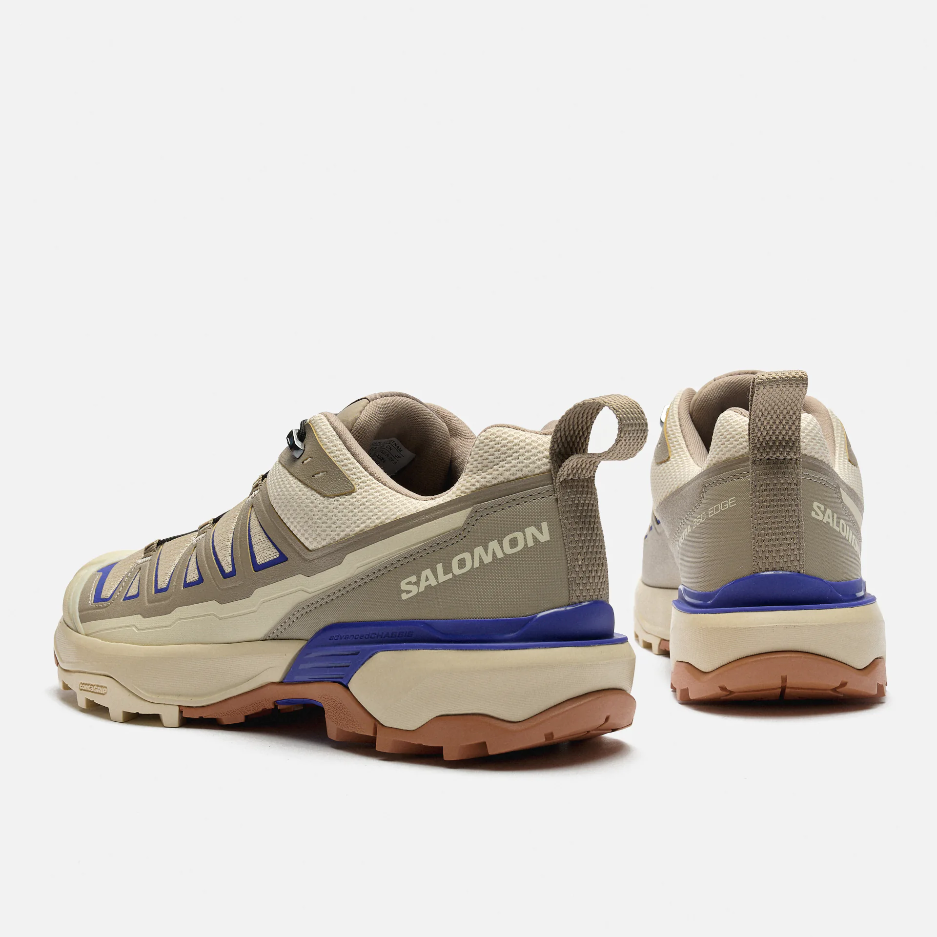 Salomon X Ultra 360 Edge Sneaker Almond Milk/Vintage Khaki/Spectrum Blue