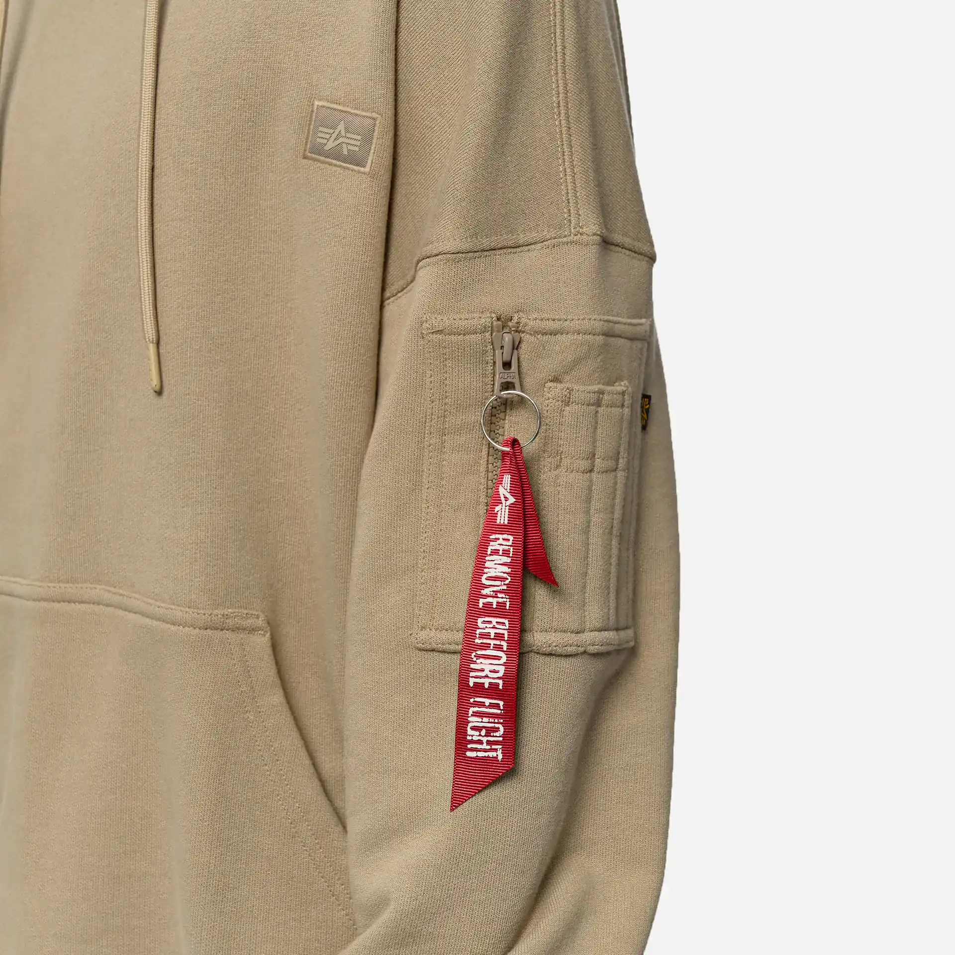 Alpha Industries Essentials RL Hoodie Beige