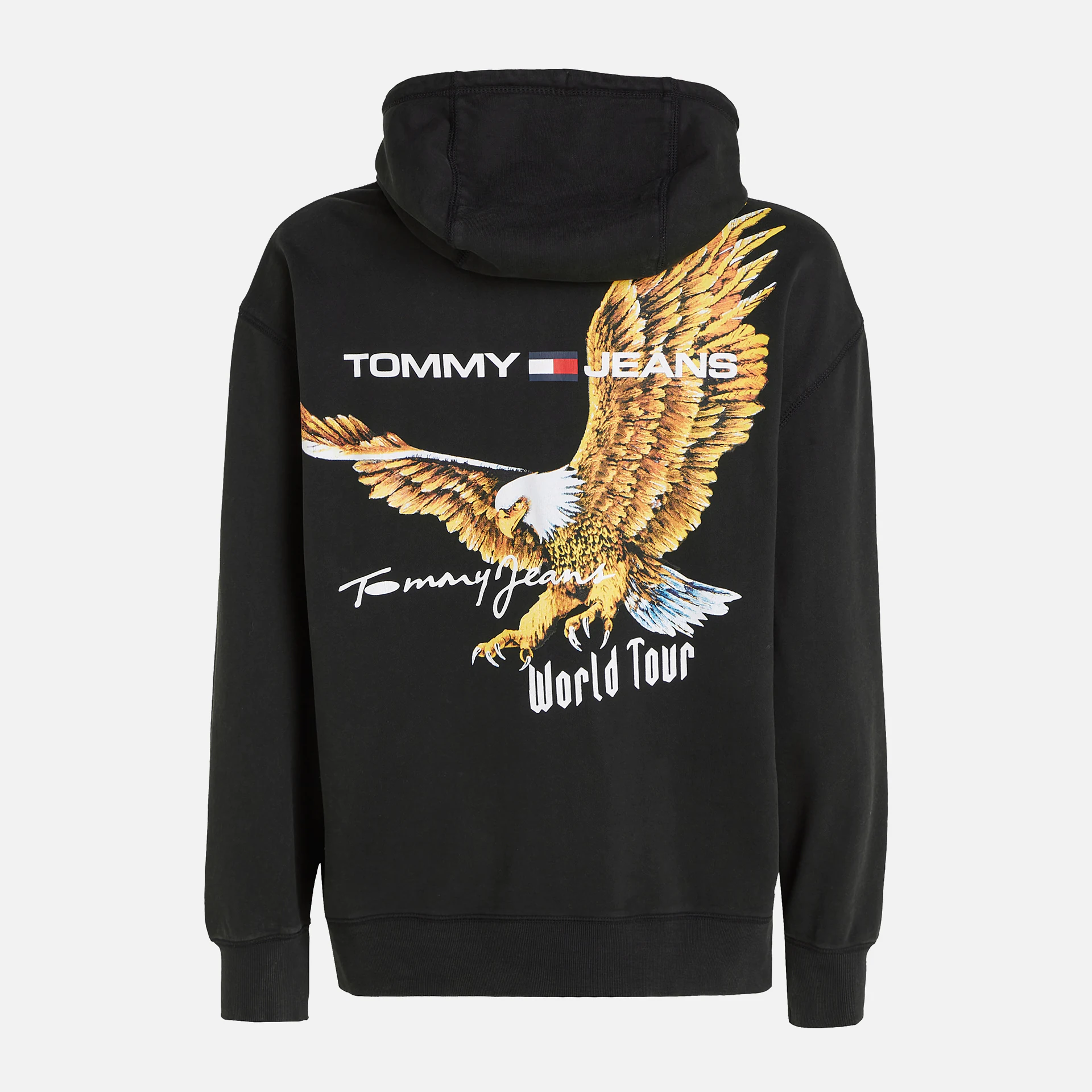 Tommy Jeans Relaxed Vintage Eagle Hoodie Black