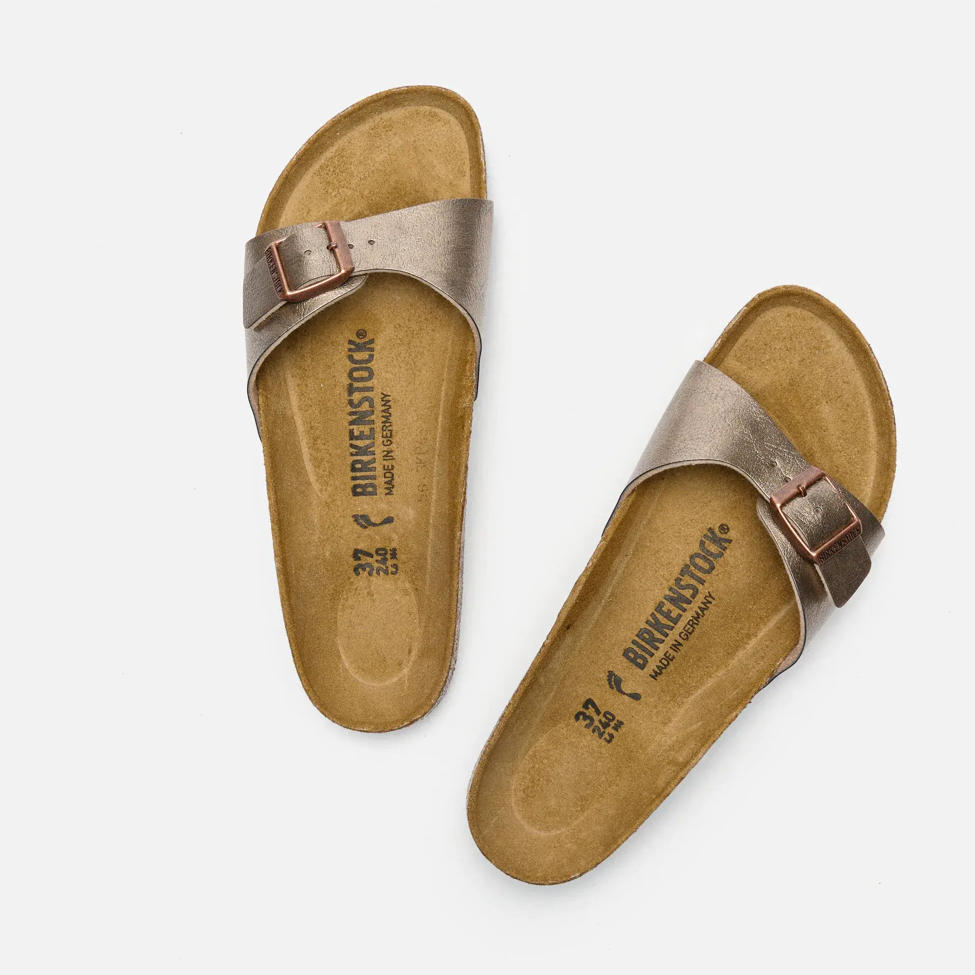 Birkenstock Madrid BF Sandals Narrow Graceful Taupe