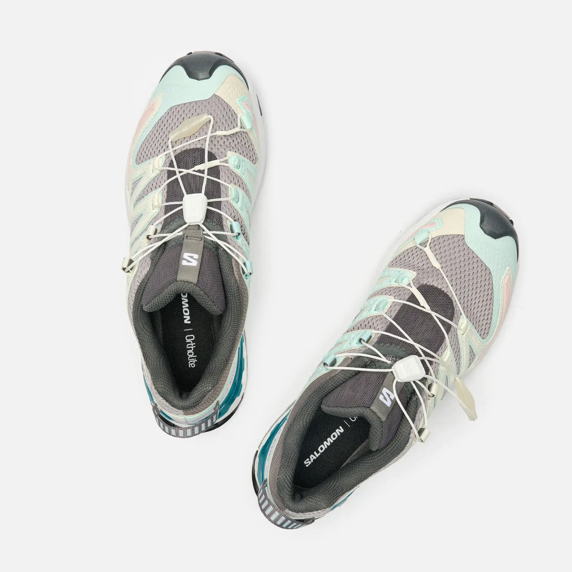 Salomon XA Pro 3D V9 Sneaker Gull/White/Bleached Aqua